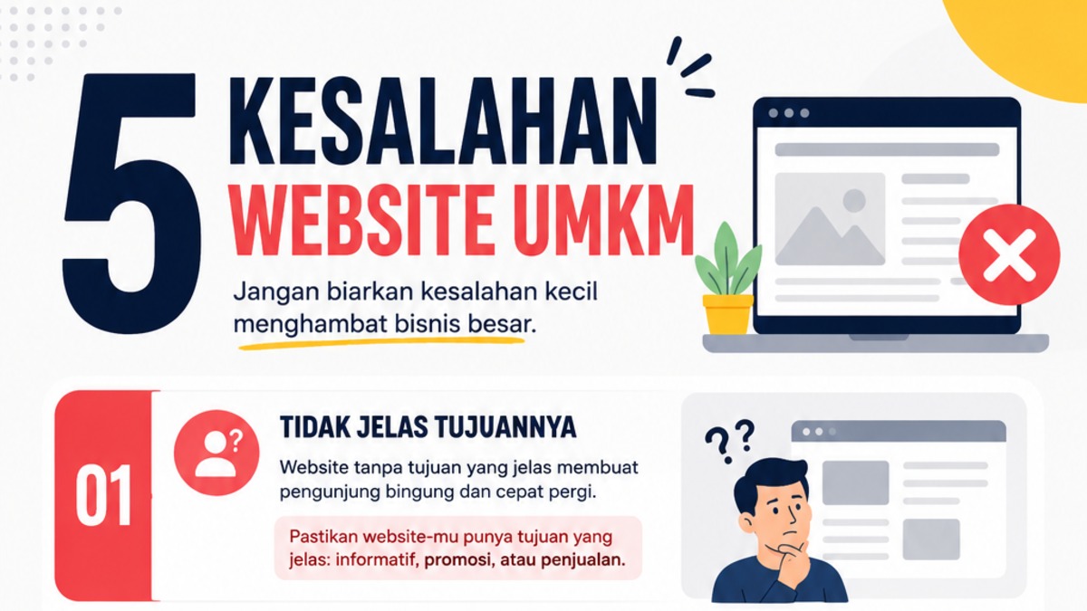 5 Kesalahan Website UMKM