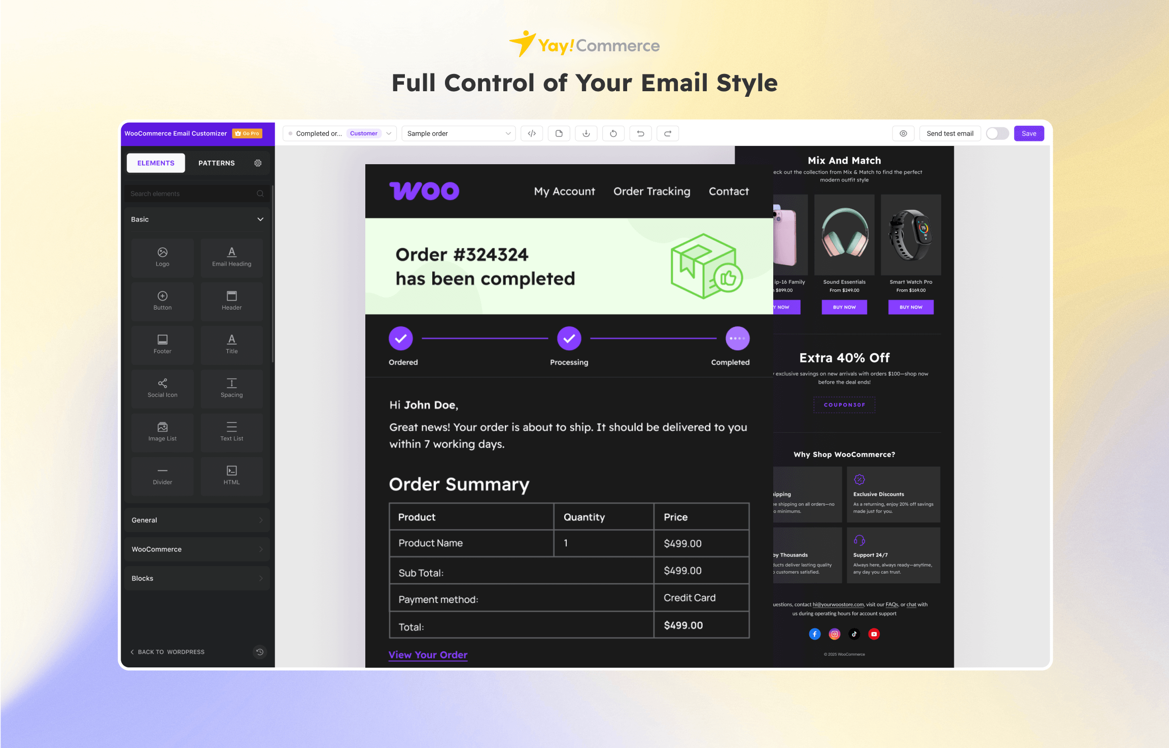 Plugin YayMail Pro v4.4.1 WordPress